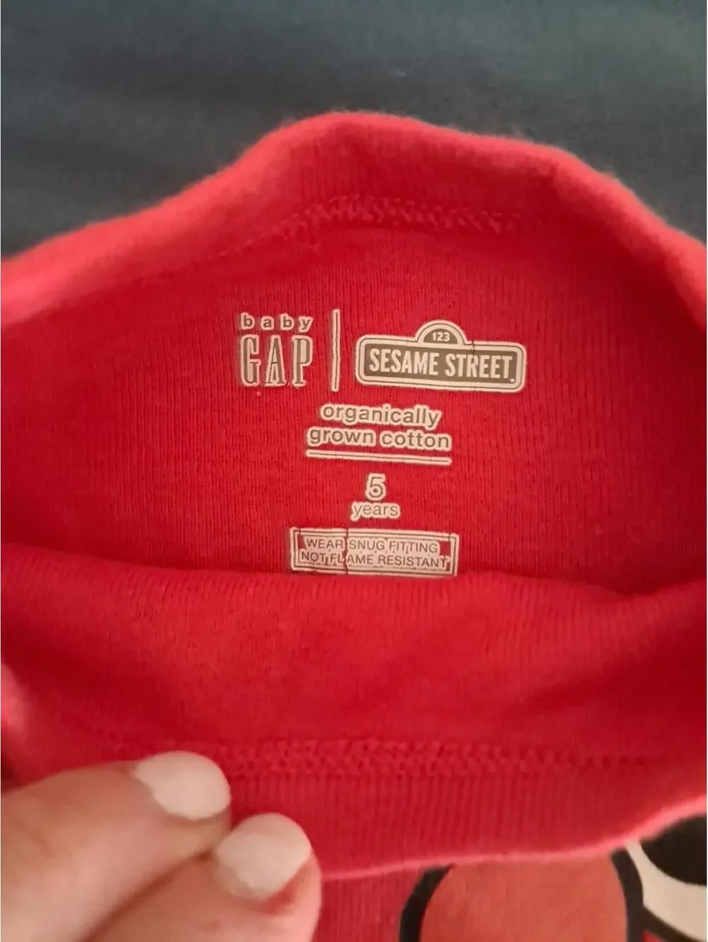 Sesame Street(R) Elmos World: Size 5 Years‎ Baby Gap. Red Long-sleeve Offical